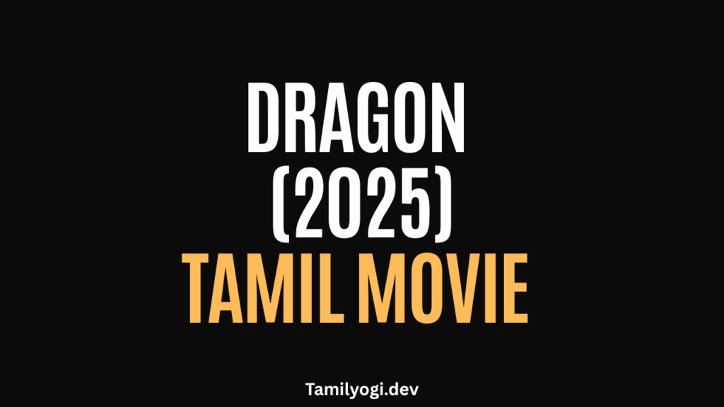 Dragon Tamil Movie